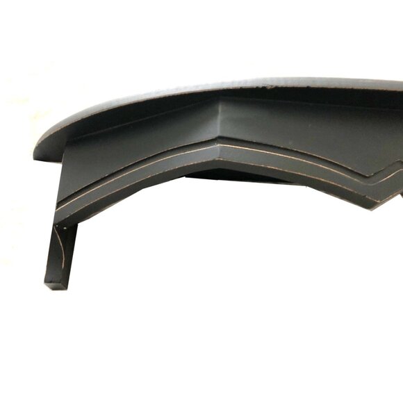 Black Floating Wall Shelf, French Provincial Design, 23.5” - Picture 4 of 13